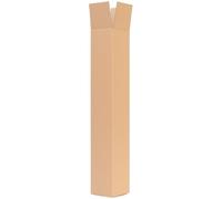 verpacking Tube d'expédition 655 x 105 x 105 mm Brun [Exécution et quantité au choix] Carton plié 5 pièces
