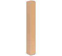 verpacking tube d'expédition 755 x 105 x 105 mm brun [version et quantité au choix] carton pliant 5 pièces