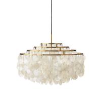 Verner Panton Fun 10DM Suspension Laiton et Nacre