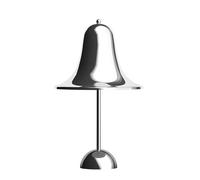 VERPAN lampe de table PANTOP PORTABLE Ø18 cm (Chrome - Polycarbonate et métal)