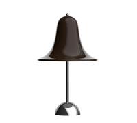 VERPAN lampe de table PANTOP PORTABLE Ø18 cm (Pitch Brown - Polycarbonate et métal)