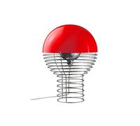 VERPAN lampe de table PANTOP PORTABLE (Chrome/Rosso - Acciaio e plastica)