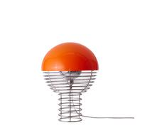 Lampe à Poser Wire Ø30 Chrome/Orange