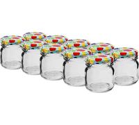 verre 30ml avec couvercle coloré 43 (10pcs)