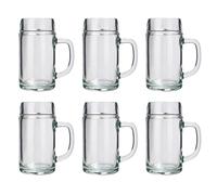 Verre a Biere, Chope de bière Lot de 6, Styria - 1 Litre