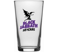 Verre à bière de Black Sabbath - 50 Years - pour Indifférent - transparent Standard