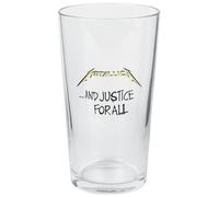 Razamataz Metallica Verre à bière Beer Glass et Justice pour toutes les pintes 570 ml