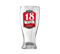 Verre à Bière en Coffret - 18 Ans