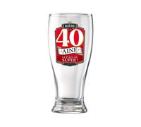 Verre à Bière en Coffret - 40 Ans