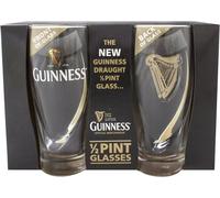 Verre à bière - GUINNESS - 43216-180845 - Demi-pinte - Design traditionnel - 2 pièces