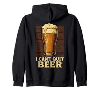Verre à bière « I Can't Quit Beer » Sweat à Capuche