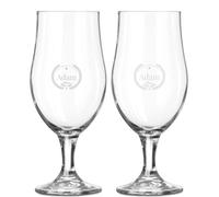 Verre à Bière Personnalisé avec Nom - Verre à Bière Gravé avec Nom: Personnalisable avec du Texte, Différents Designs et Polices D'écriture (2)