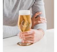 Verre à Bière Personnalisé avec Nom - Verre à Bière Gravé avec Nom: Personnalisable avec du Texte, Différents Designs et Polices D'écriture