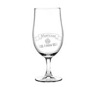 Verre à bière personnalisé, gravé - projet (grand) - design 2