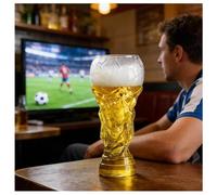 Verre à Bière pour Coupe Du Monde 2026, 800ml Chope Trophée Victoire, Chope Trophée Victoire Cadeaux pour Homme,Papa,Fête des Pères