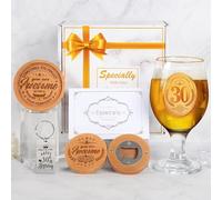 Verre À Bière pour Homme 30e, Verre A Biere 35Cl avec Décapsuleur, Verre A Biere Personnalisé Homme, Anniversaire Cadeau Homme 30e, Cadeau Personnalisé Verre Biere Pour Papa Couple Mari Homme (30th)