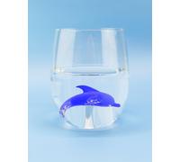 Verre à boire dauphin en verre soufflé à la bouche
