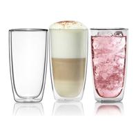 Verre à boire - DIMONO - Thermo 450ml - Double paroi - Résistant à la chaleur - Design unique