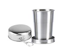 Verre à boire pliable en métal - Petite capacité, gobelet de voyage rétractable, récipient à liquide compact | Kit de randonnée en randonnée, camp scout, escalade, alpinisme, trekking, sentiers forest
