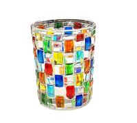 Verre à cocktail coloré, verre à vin en cristal rayé, verres à whisky peints, convient pour boire, boissons (couleur )