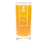 Verre à Cocktail Long en Verre - Highball - 30 cl - Personnalisable avec Gravure Laser - Cadeau Homme ou Femme