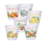 Verre A Digestif - Shooter Porcellana Bianca - P012715mix