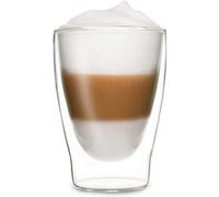 Verre à double paroi - Feelino by Klarstein DUOS Jumbo - Set de 4 - avec cuillère - 400 ml