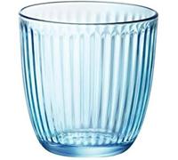 Verre À Eau - Bormioli Rocco & Siglio - Siglio Line Blue - Pack De 6 - Verre À Pied - Compatible Lave-Vaisselle