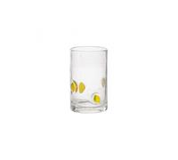 Verre à eau Citron - Lot de 6 - Transparent - 13 cm