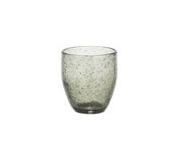 Verre à eau en verre gris, gobelet, uni, stable, robuste - Pomax, Victor - Ø8x10 cm