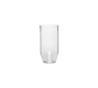 Verre à eau en verre transparent, fait main, uni, rond - Hübsch, Aster - Ø7x14 cm