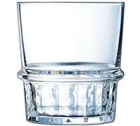 Verre à eau en verre trempé forme basse 38cl - Lot de 6 MANHATTAN