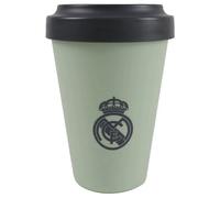CyP Brands Gobelet à emporter Real Madrid avec couvercle Produit officiel Vert