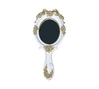 Verre À Main D'inspiration Antique Cadre En Résine De Qualité Supérieure Miroirs À Réflexion Claire Idéal Pour Le Maquillage Miroir Cosmétique En Résine Rétro