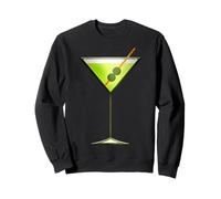 Verre à Martini Olive Verte Barman Vodka Gin Cocktail Boisson Sweatshirt