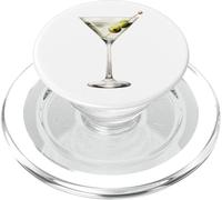 Verre à Martini Vert Olive pour Barman Vodka gin Cocktail Boisson PopSockets PopGrip pour MagSafe