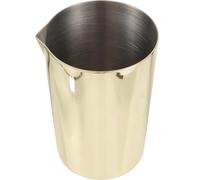 Verre à Mélanger de Bar en Acier Inoxydable Or pour Cocktails | Finition Gravée Unique, Surface Lisse, Prise Ergonomique, Usage Bar et Service Événementiel Professionnel