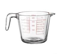 Verre à mesurer 500 ml avec bec verseur résistant aux éclaboussures, prend en charge le chauffage direct au micro-ondes, vue claire pour des lectures précises