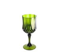 VERRE À PIED RÉUTILISABLE VINTAGE 22CL PISTACHE Vert, Anis, Menthe, Eau