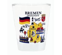 Verre à shot Brême Allemagne Collection Grandes Villes allemandes