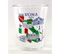 Verre à shot de la collection « Great Italian Villes » de Rome Italie