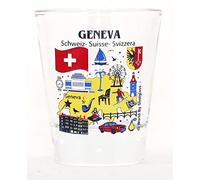 Verre à shot Genève Suisse Collection Great Cities