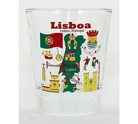 Verre à shot Lisbonne (Lisboa) Portugal Great Portugese Cities Collection