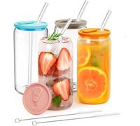 Verre à Smoothie 16 oz avec Couvercle Étanche et Paille Vendos85