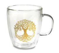 Verre à thé à double paroi Arbre de vie -- 400ml