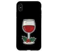 Verre à vin avec Houx Coque pour iPhone XS Max