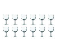 Verre à Vin - Bistrot - Ballon Rouge - 19,5 cl - Lot de 12 - Verre Translucide