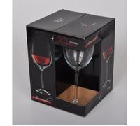 Verre à vin, Coffret Cadeau De 4 Verres A Vin Rouge,Verre Degustation Vin,Verre Souflé H. 22cm - 27cl