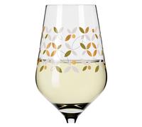 Ritzenhoff 3011009 Verre à vin blanc 300 ml - série Herzkristall N° 9 - verre avec motif floral en or rose - Made in Germany