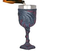 Verre à vin de dragon médiéval, coupe à vin de dragon de la Saint-Valentin, verre à vin gothique avec double cœur d'amour, coupe de dragon | Coupe de dragon médiévale Verre à vin Hal